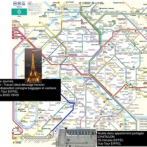 Eiffel Citea Access Dayroom Espace Sans Nuitee Et Partagee Chatillon Nuitee -- Repos Journee Ou Espace Travail 8-19h Proche Tour Eiffel Ou Usage Bureau A L'heure En Journee -- Nuitee Chatillon Avenue Homestay